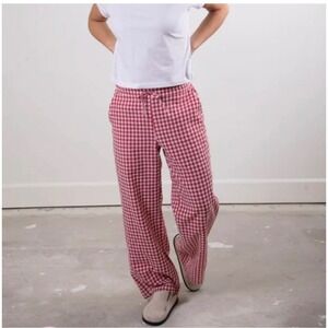 SØNDERHAUS PERFECT PANTS GINGHAM CHECK RED SIZE SMALL